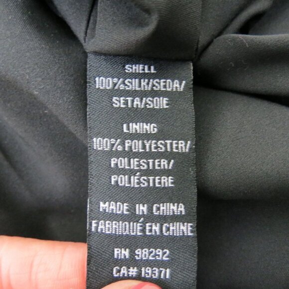 TIBI Women's Dark Colorful Kaleidoscope Floral Print 100% Silk Shift Dress 4 - Picture 8 of 9